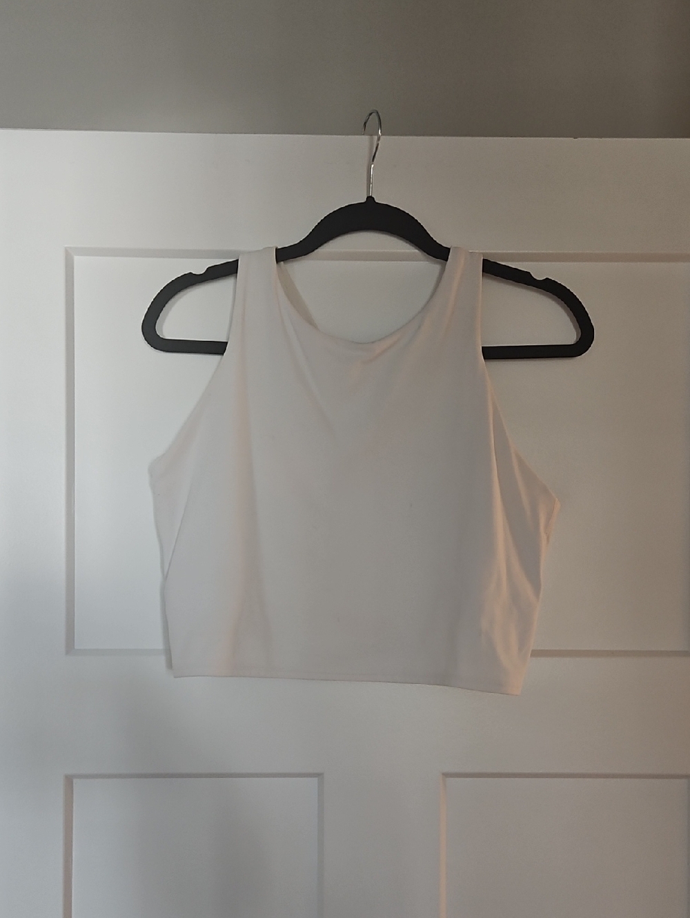 Athleta White Cropped Tank Top